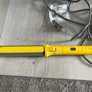 Yellow and Gray Hair Straightener